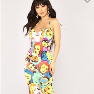 Fashion Nova NWT Wall Of Fame Dress size M